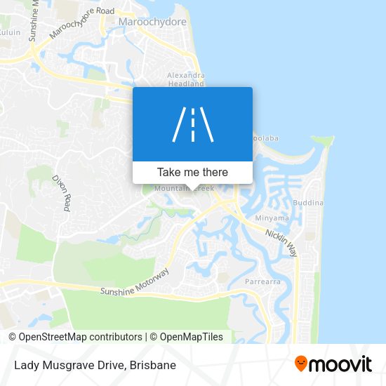 Lady Musgrave Drive map