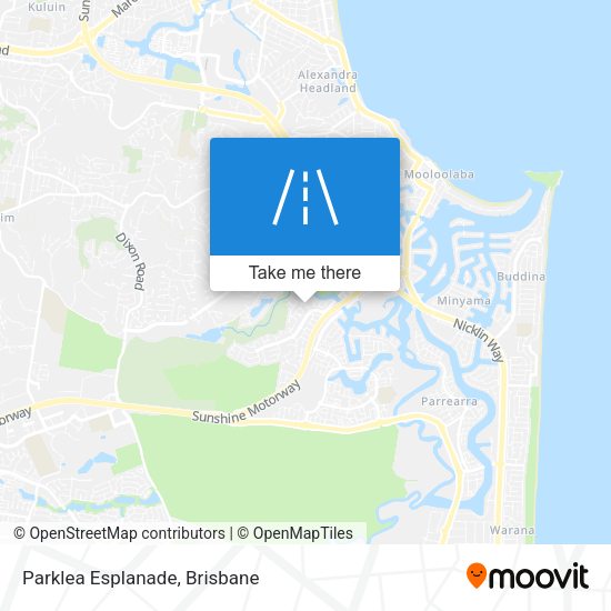 Parklea Esplanade map