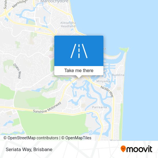 Seriata Way map