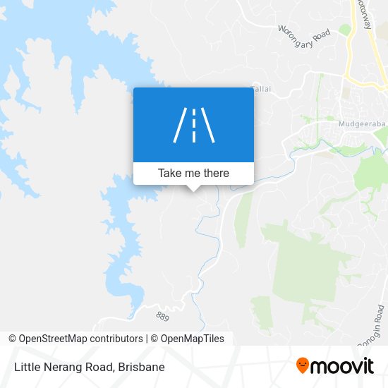 Little Nerang Road map