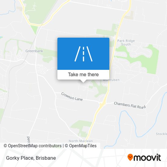 Gorky Place map