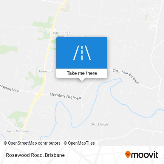 Rosewood Road map
