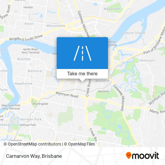 Carnarvon Way map