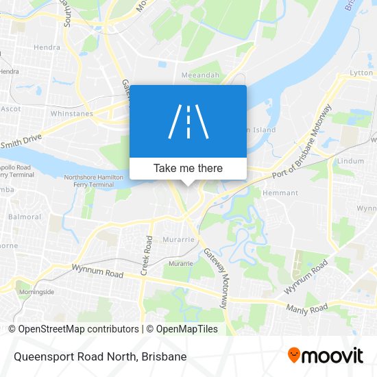 Queensport Road North map