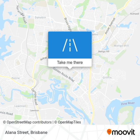 Alana Street map