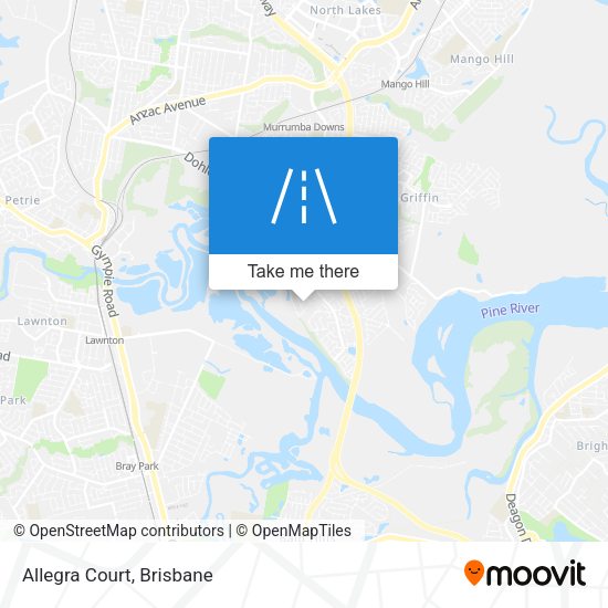 Allegra Court map