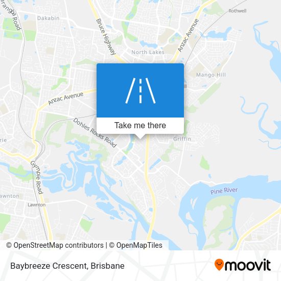 Baybreeze Crescent map