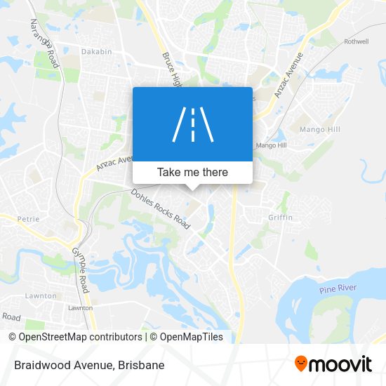 Braidwood Avenue map
