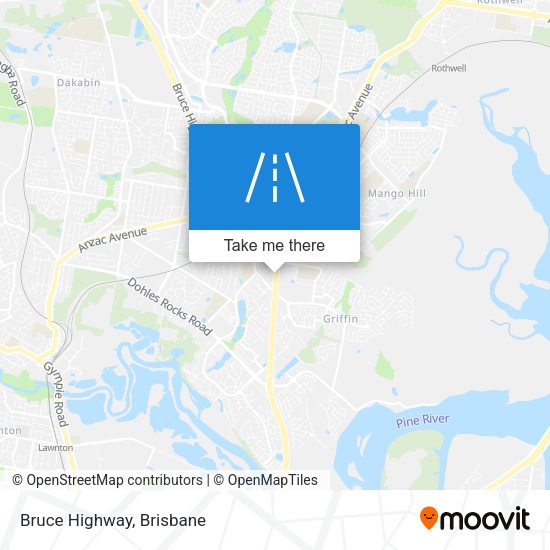Bruce Highway map
