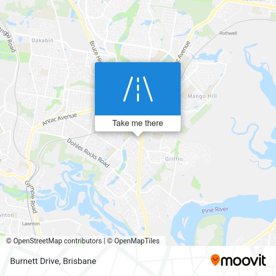 Burnett Drive map