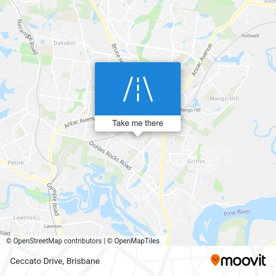 Ceccato Drive map