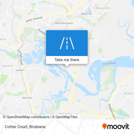 Cotter Court map