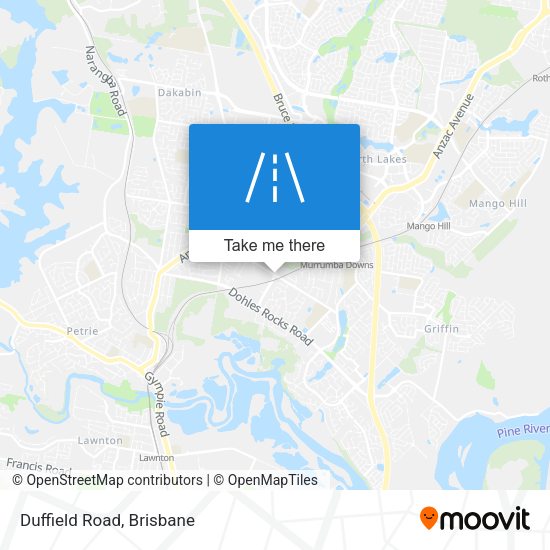 Duffield Road map