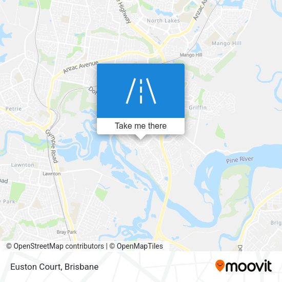 Euston Court map
