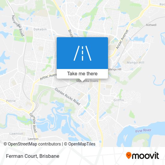 Ferman Court map
