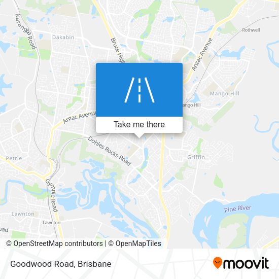 Goodwood Road map
