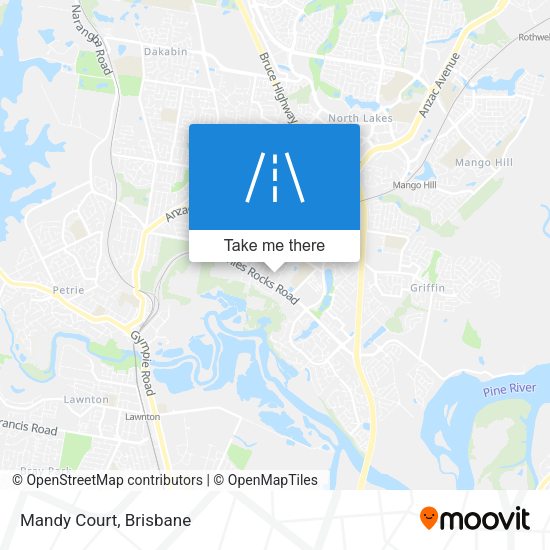 Mandy Court map