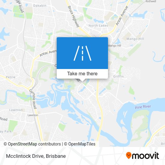 Mcclintock Drive map