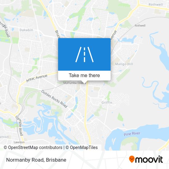 Normanby Road map
