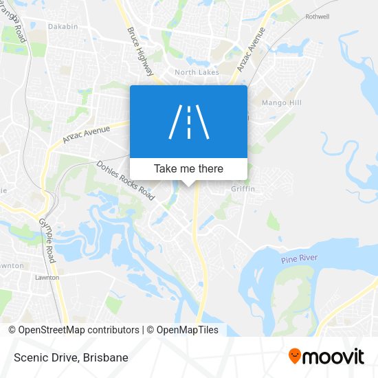 Scenic Drive map