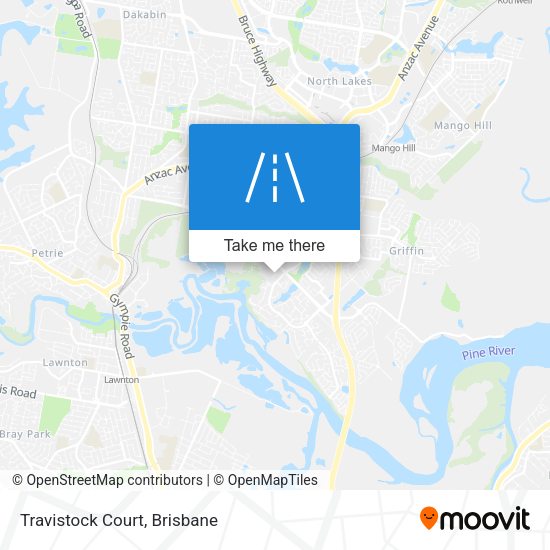 Travistock Court map