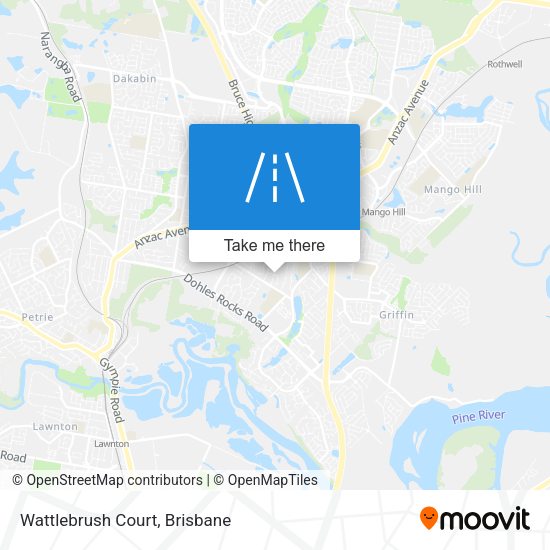 Wattlebrush Court map