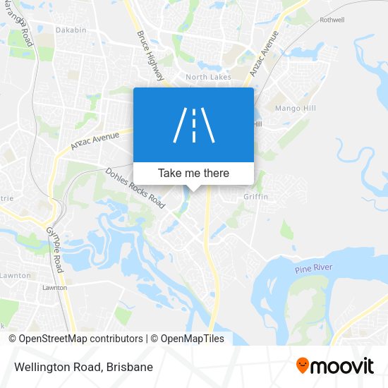Wellington Road map