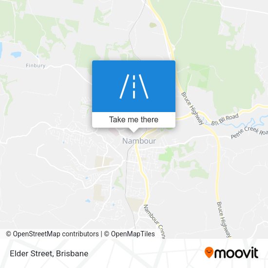 Elder Street map
