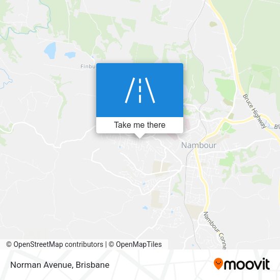 Norman Avenue map