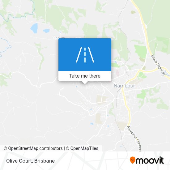 Olive Court map