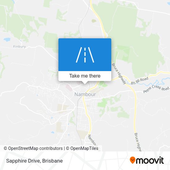 Sapphire Drive map