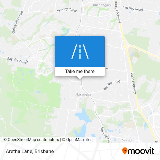 Aretha Lane map