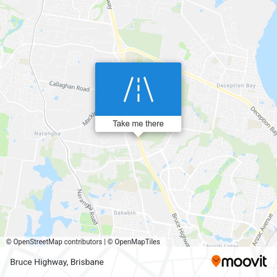 Bruce Highway map