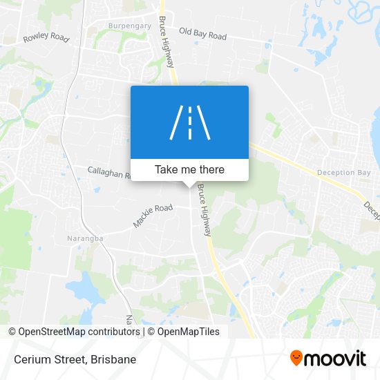 Cerium Street map