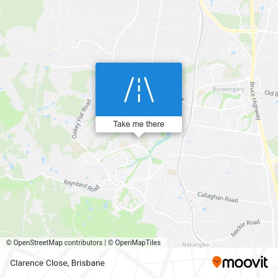 Clarence Close map