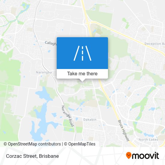 Corzac Street map