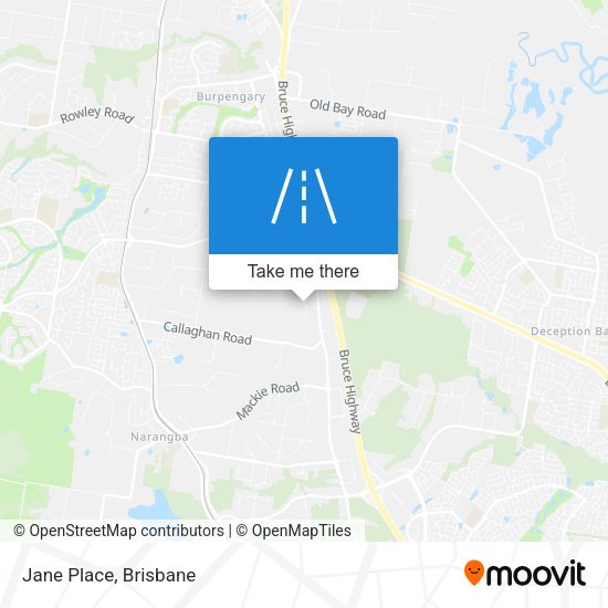 Jane Place map