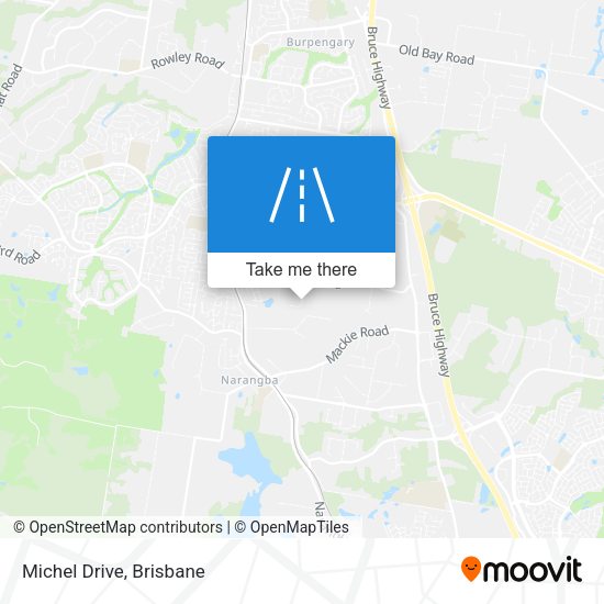 Michel Drive map