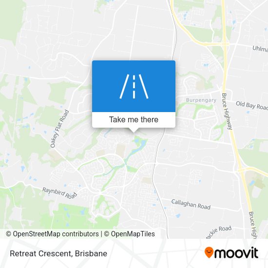 Retreat Crescent map
