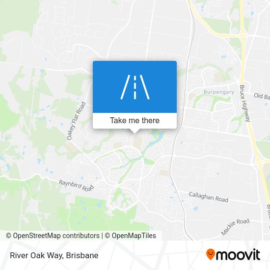 River Oak Way map