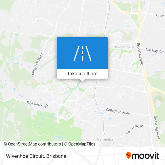 Wivenhoe Circuit map