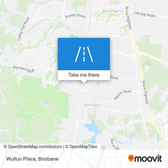 Wullun Place map