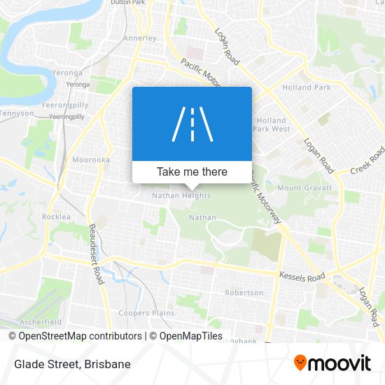 Glade Street map