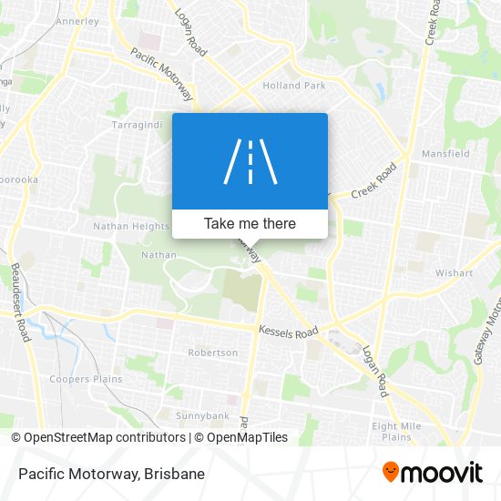 Pacific Motorway map