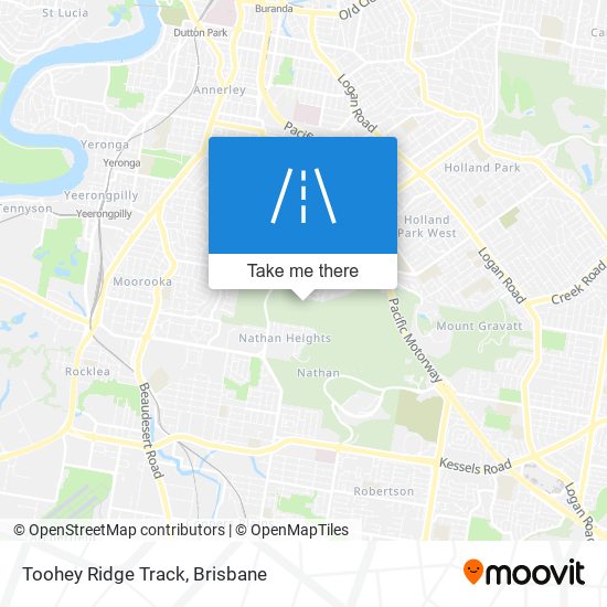 Toohey Ridge Track map