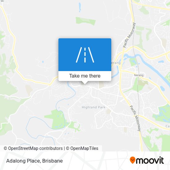 Adalong Place map