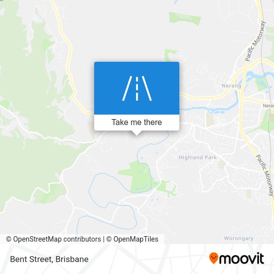 Bent Street map