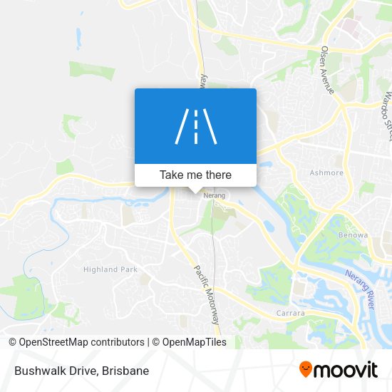 Bushwalk Drive map