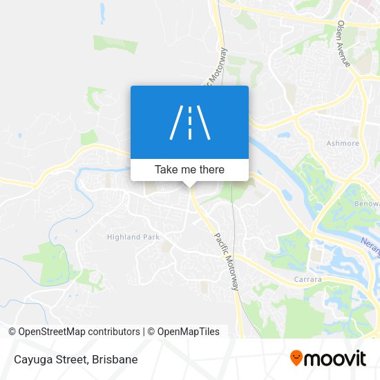 Cayuga Street map