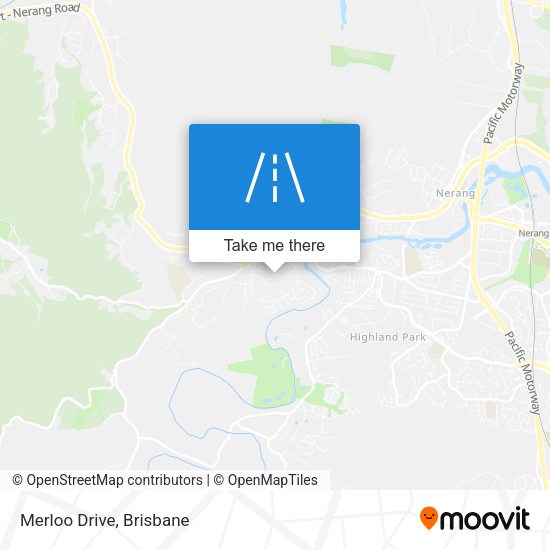 Merloo Drive map